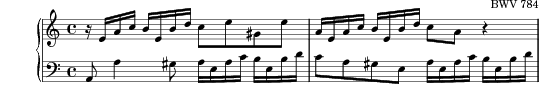 Invention No. 13 score preview