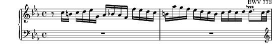Invention No. 2 score preview