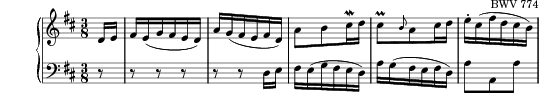 Invention No. 3 score preview