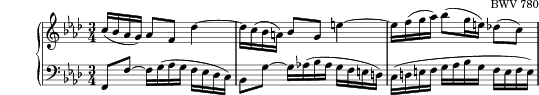 Invention No. 9 in F minor score preview