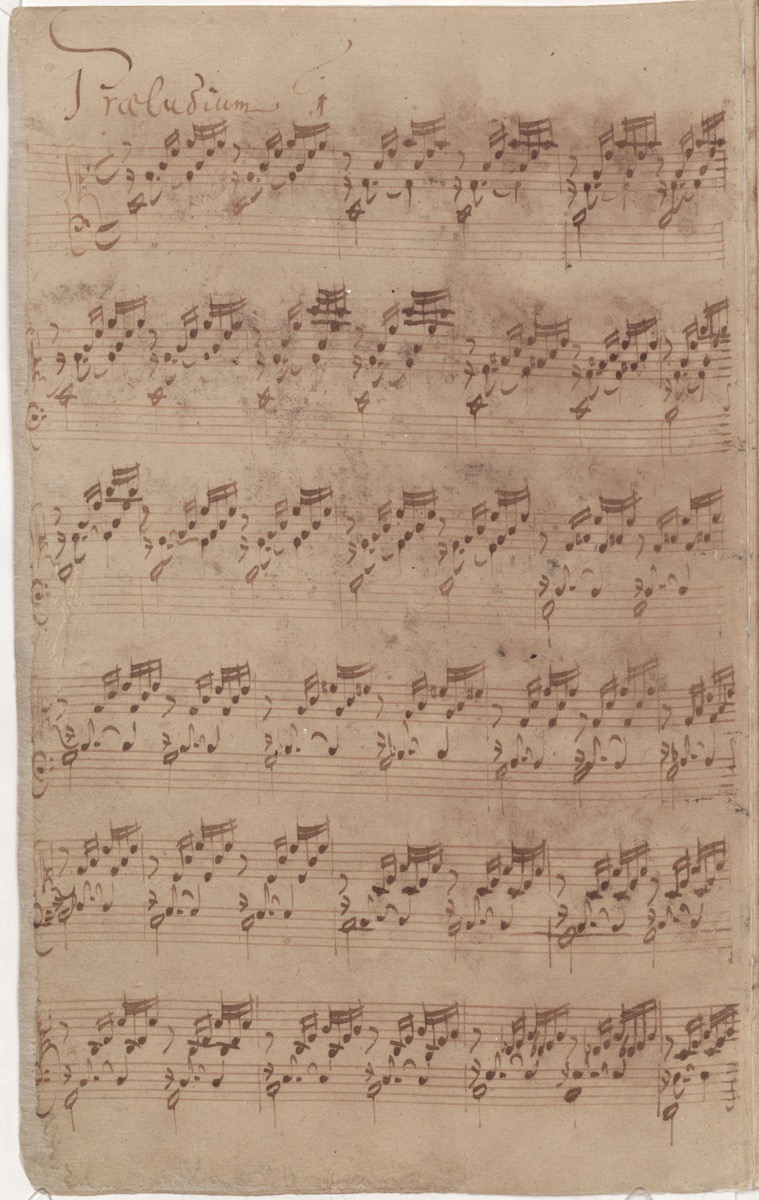 Prelude in C major score preview