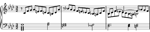 Prelude in F minor WoO 55 score preview