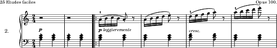 Arabesque, Op. 100 No. 2 score preview