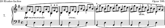 Le Courant limpide, Op. 100 No. 7 score preview