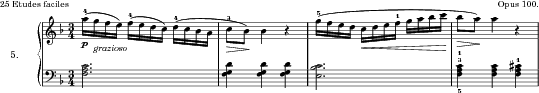 Innocence, Op. 100 No. 5 score preview