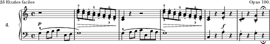 La Petite Réunion, Op. 100 No. 4 score preview