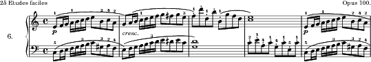 Progress (La Vélocité), Op. 100 No. 6 score preview
