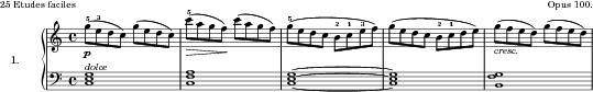 La Candeur (Tenderness), Op. 100 No. 1 score preview