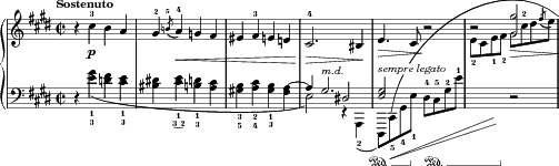 Prelude in C-sharp minor, Op. 45 score preview
