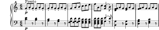 Song Without Words Op. 102 No. 3 score preview