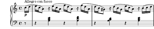 Volkslied score preview