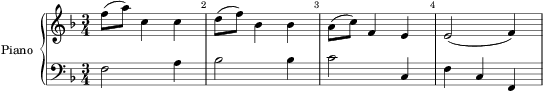 Menuet KV 2 score preview