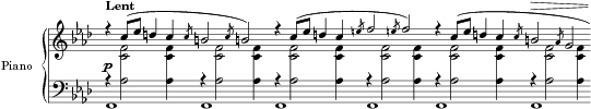 Gnossienne No. 1 score preview