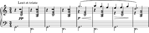 Gymnopédie No. 2 score preview