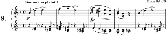 Folk Song score preview