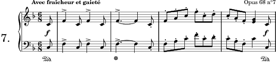 Hunting Song score preview