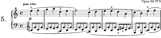 Little Piece, Op. 68 No. 5 score preview