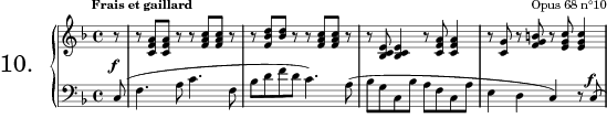 The Merry Farmer score preview