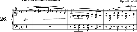 Rundgesang, Op. 68 No. 26 (Album for the Young) score preview