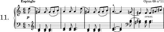 Sicilienne score preview