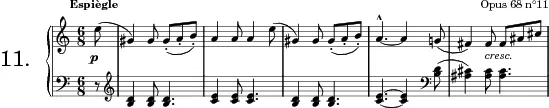 Sicilienne score preview
