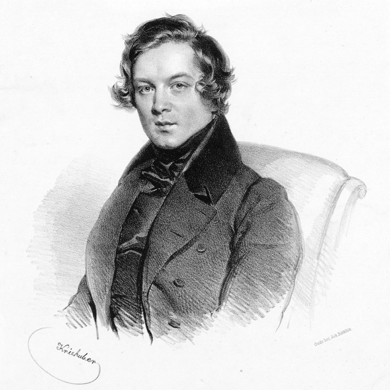 Robert Schumann, c. 1839 engraving after a daguerreotype